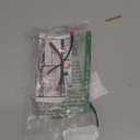 NoCry Clear Safety Glasses for Men and Women with Anti-Fog and Scratch Resistant Wrap Around Lenses, Adjustable Temples and Nose Pads  ANSI Z87 Certified Protective Eyewear with 100% UV Shielding (Black & Red)