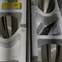 Brightech Jacob LED Standing Lamp, Modern Bright Floor Lamps for Living Rooms & Bedrooms, Tall LED Lighting Lamp with Adjustable 3 Light Tree  Satin Nickel