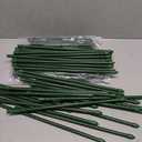 Xiny Tool Garden Stakes, 25 Pack Steel Plant Garden Tomato Stakes with Plastic Coat for Climbing Plants (25 Pack 58 Inch)