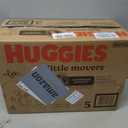 Huggies Size 5 Diapers, Little Movers Baby Diapers, Size 5 (27+ lbs), 132 Count (2 Packs of 66)