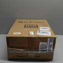 Modern Wall Sconce Set of 2, HWH 2-Light Up Down Wall Light Indoor Vanity Wall Lamp, Brushed Gold Bathroom Vanity Sconce Frosted White Striped Glass Shade, 5HZG97B-2W-2PK BG