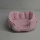 pawstrip Cute Princess Dog Bed Pink Puppy Bed for Small Dogs Breathable Cat Couch Bowknot Pet Cushion Comfortable Kitten Nest Girl Doggy Sofa, Waterproof Bottom (Pink)