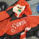 Outsunny 7ft Christmas Inflatable Santa Claus Driving Truck with Gifts, Blow-Up Outdoor LED Yard Display for Lawn Garden Party