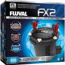 Fluval FX2 High Performance Canister Aquarium Filter - Multi-Stage Filtration, Built-in Powered Water Change System, and Basket-in-Basket Tray Design