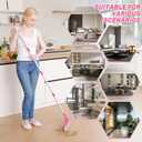 Magic Silicone Broom Sweeper, Multi-Function Floor Cleaning Brush, Bathroom, Pet Hair, Dog Brush Set (Pink)