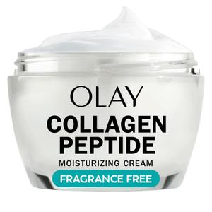 Olay Collagen Peptide Face Moisturizer, Firming Cream for Women, Fragrance-Free, Non-Greasy - Hydrating, Anti-Aging, Anti-Wrinkle, Smooth Fine Lines, Plumping Skin Care - Niacinamide, 1.7 Oz