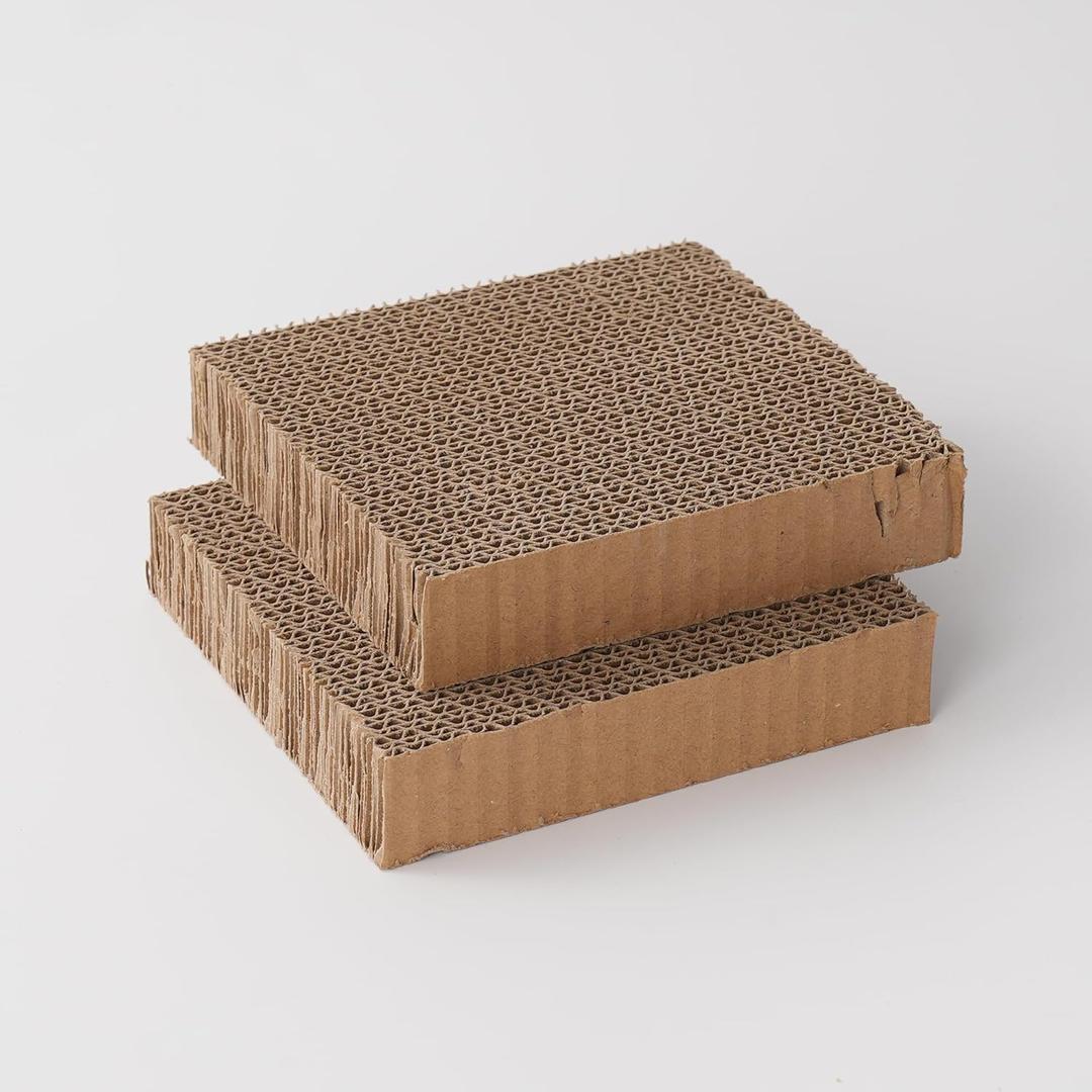 cat Scratcher Refill 5.71inch Diameter 1.18 inch Thickness Replacement Pads Scratching Board Circle cat Scratcher Scratch pad scratchers for Indoor -2 Count(Replace Cardboard 2PCS)