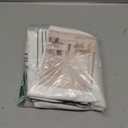 RANZNAZ Set of 2 Elegant Embroidery Pillowcases, King Size, 100% Cotton - White Good Feeling Shams, Elegant Trims, Softer and Breathable Pillow Covers, 20x36 inches