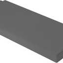 idee-home Outdoor Bench Cushion Waterproof, Bench Cushions for Outdoor Furniture, Patio Porch Swing Replacement Seat Pad with Ties for Garden Backyard, 59 x 18 Inch Dark Grey