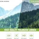 3 Pack Polarized Sports Sunglasses for Men, Mens Sunglasses Wrap Around UV Protection for Cycling Fishing Driving (A04-gray/Gray/Gray)