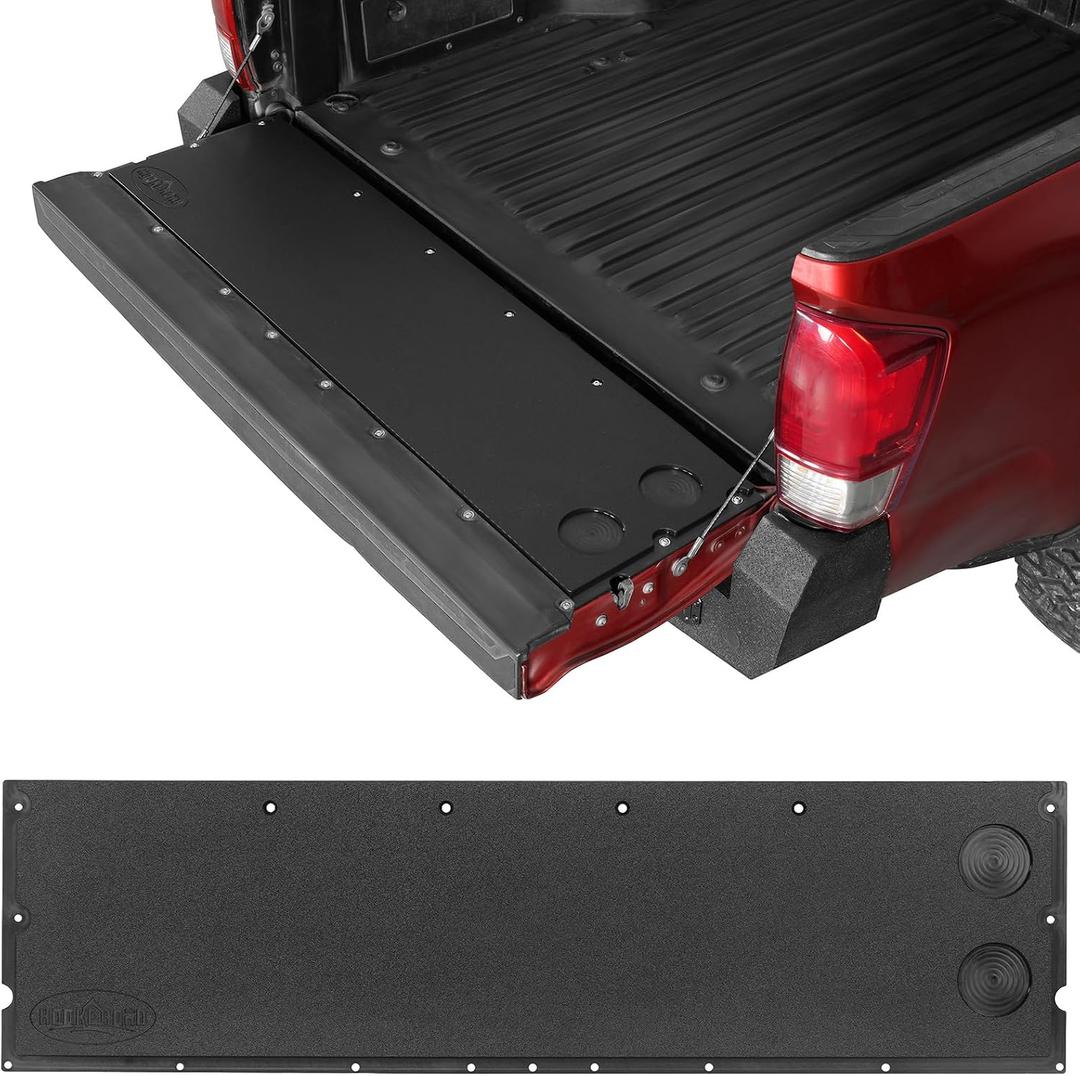 Hooke Road Tacoma Tailgate Panel Flat Cover Protector for 2005-2023 Toyota Tacoma 2nd 3rd Gen, Tail Gate Pad Camping Table, Food-Safe Plastic Cutting Board