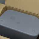 Amazon Basics Lightweight Rectangular Commercial Office Wastebasket, 10 Gallons, Grey