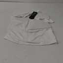 COOLOMG Youth Football Padded Shirt Chest Rib Protector Heart Sternum Shoulder Protection (Medium, White)