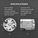 10 Inch 1170 CFM Inline Booster Duct Fan