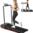 SubSun 3 in 1 Folding Treadmill, Walking Pad with Handle Bar and Incline, Under Desk Treadmill 2.5HP, Mini Jogging Walking Machine with 265 lbs Weight Capacity for Home Office, Remote Control