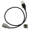 Car Radio Stereo OEM USB Port Retention Cable for Toyota 2012-2018,Lexus 2013-2015,Subaru 2013-2016,Honda 2015-2019, Radio Stereo Retain OE Factory USB Port Retention Harness Wiring Cable Adapter