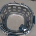 Ello Duraglass Meal Prep Container, 7 cup- Glass Food Storage Container with Silicone Sleeve and Airtight BPA-Free Plastic Lid, Dishwasher, Microwave, and Freezer Safe, Watercress