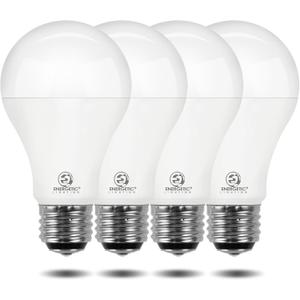 ENERGETIC SMARTER LIGHTING Super Bright 50/100/150W 3-Way A21 LED Light Bulb, 800/1600/2200 Lumens, 2700K Soft White, Non-dimmable, E26 Base, ETL Listed, 4-Pack