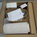 EDISHINE 64.7" Modern Minimalist Floor Lamps for Living Room with 3 Color Temperatures Bulb & Adjustable Linen Shade, Foot Pedal Switch, Tall Standing Lamp for Bedroom Office, Gold