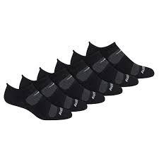 Saucony Men's RunDry Mesh Ventilating Comfort Fit Performance Tab Socks, Medium Pack Of 4
