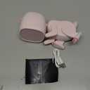 Kids Dinosaur Alarm Clock for Boys and Girls Bedroom LED Cute Bedside Clock with Digital Display Children's Sleep Trainer Ok to Wake Light and Night Light Perfect Birthday Gifts for Kids(Pink)