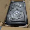 FOHERE Sandwich Maker 3 In 1 Waffle Maker With Removable Plates,1200W Grilled Cheese Maker, 5-gear Temperature Control, Non-stick Coating Easy to Clean, Indicator Lights, Silver/Black