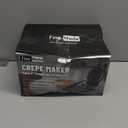 Compact Roti Maker, 8'' Electric Tortilla Maker Machine, Maquina Para Hacer Tortillas, Crepe Maker, Electric Tortilla Press, Prensa Para Tortillas, Recipe Included, Black