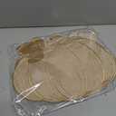 Fall Thanksgiving Pumpkin Placemats Set of 6 Fall Autumn Table Decorations Indoor Farmhouse Harvest Pumpkins Table Round Placemats for Party Kitchen Dinning