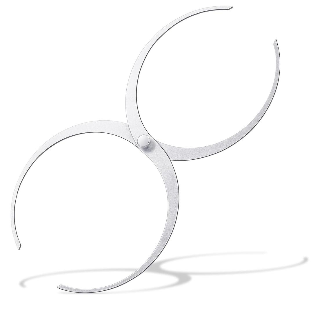 Wood Turning Double Ended Bowl Calipers Stainless Steel Woodworking Woodturning Tools Pottery Calipers Wood Lathe Thickness Measuring Tool(11 Inch)