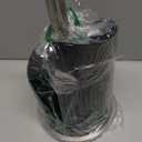 Stainless Steel Paper Towel Holder Countertop, Modern Spiral Cover Design,Keep Paper Towel Clean,Weighted Base for Stability, Freestanding Easy One-Handed Operation for Kitchen Bathroom (Black)