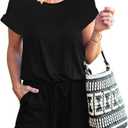 ANRABESS Rompers for Women Summer 2025 Casual Dressy One Piece Tshirt Short Pants Jumpsuit Beach Vacation Outfit Clothes