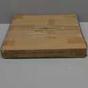 C-Shaped Side Table for Couch - Small Coffee Stand Sofa Tray Desk with Metal Frame and Waterproof Scratch Resistant, Modern End Accent for Living Room, Bedroom, Small Spaces, Rustic Walnut (11.8" Width 1-Pack)