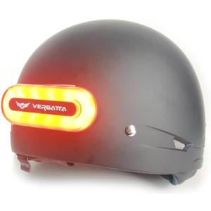 LED Helmet Light, Motorcycle Helmet Light, Bike Bicycle Rear Red Safety Light for Night Riding, Warning Tail Rechargeable Light with Type-C Cable