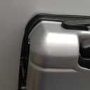 KYME Hardside Expandable Carry On Luggage 22x14x9 Airline Approved 20 Inch Hardshell Carry On Suitcase with Wheels TSA Lock Small Travel Rolling Luggage with Cup Holder for Women Men Silver