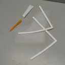 Shineligee 2 Pack Updated Shower Splash Guard, Large Splash Guards for Bathtub, Consists of Silicone Base and Acrylic Plate, Keep Water in Shower or Bath, Shower Corner Splash Guard