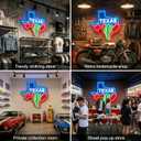 Texas Map Neon Signs for Wall Decor, Cactus LED Lights Signs Suitable for Bedroom Man Cave Bar Pub, Dimmable Art Wall Decorative Light Bar Sign