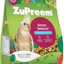 ZuPreem Smart Selects Pellets & Seed Blend, Daily Food for Cockatiel, Lovebird, Quaker, Conure, Lorikeet, Core Nutrition Food for Medium Birds, Essential Vitamins, Conure Feed (M, 2.5 lbs) (2.5 Pound (Pack of 1))