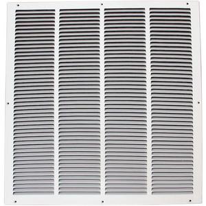 24x24 Duct Opening | Steel Return Air Grille by HOANK | Vent Cover Grill for Sidewall and Ceiling | White | HVAC Cold Air Intake Grille | Outer Dimensions: 25.75"W X 25.75"H