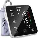 ERDPAA Blood Pressure Monitor, Smart Upper Arm Blood Pressure Monitor for Home Use with XL Pressure Bracelet, Digital Blood Pressure Monitor, Automatic Electric Blood Pressure Monitor with Gr Cuff