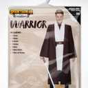 Spooktacular Creations Halloween Mens Tunic Hooded Cloak, Knight Costume Men, Tunic Hooded Robe with Pants for Halloween (M)