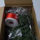 12 Pcs 7.87 Inch Small Christmas Cabinet Wreaths with Ribbon, Mini Wreath for Kitchen Window Chair Backs Front Door Xmas Home Decor DIY Craft Farmhouse Holiday Decorations(Red Color)