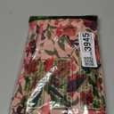 BLENCOT Womens Casual Square Neck Long Sleeve Boho Floral Midi Dress Print Side Split Dresses (Small)