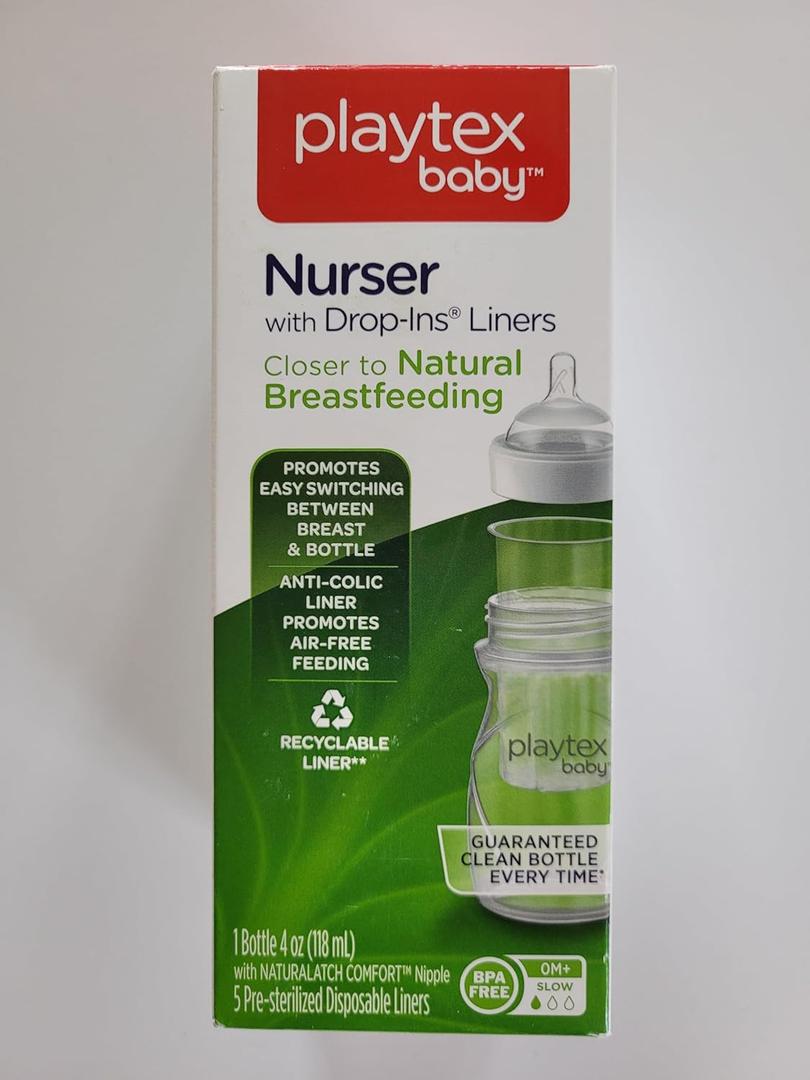 Playtex baby Nurser with Drop-Ins Liners 4 ounce