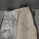 Bedsure Large Dog Bed for Crate - Comfy Flat Pet Beds with Removable Washable Cover, Orthopedic Egg Crate Foam Crate Mat, Suitable for Pet Up to 50 lbs (35"L x 22"W x 3"Th, Grey)