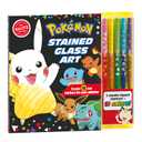 KLUTZ Pokmon Stained Glass Art Craft Kit, Medium