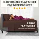 Twin Sheets Sets  Twin Bed Sheets for Girls/Boys  Twin Sheet Set  Sheets Twin Size 16 Deep Pockets Fitted Sheet  Oversize Flat Sheet  1 Zipper Closure Pillowcase  Twin Sheets Sets Kids Brown