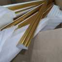 Bethel A Shiny Gold Hairline Finish Wall Sconce with UP/Down Lighting