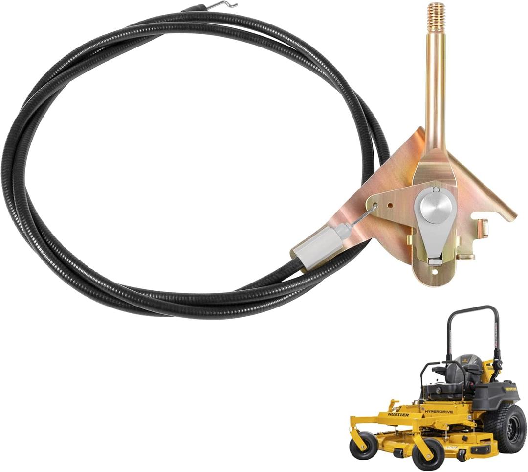 Sunluway 60" Throttle Control Cable for Hustler Super Z, Super Z HD, RD Super Z HD, Super Z EX, X-ONE and Super 104, Replace OEM Part 603409, 16670