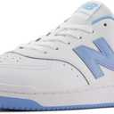 New Balance Men's 80 Sneaker (7, White/Light Blue)