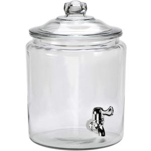 Anchor Hocking Heritage Hill Glass Drink Dispenser, 2 Gallon